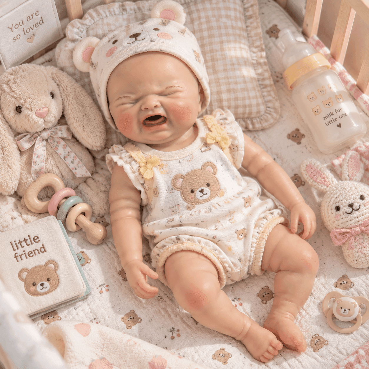 Model 001-12-1 silicone baby doll, image 6