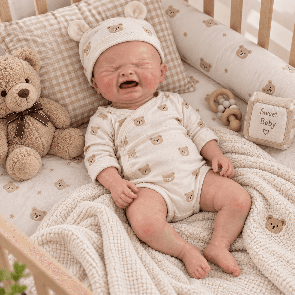 Model 001-12-1 silicone baby doll, image 3