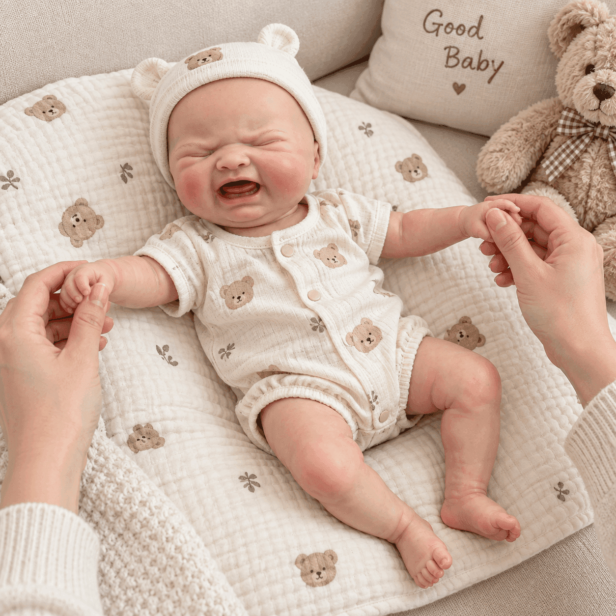 Model 001-12-1 silicone baby doll, image 4