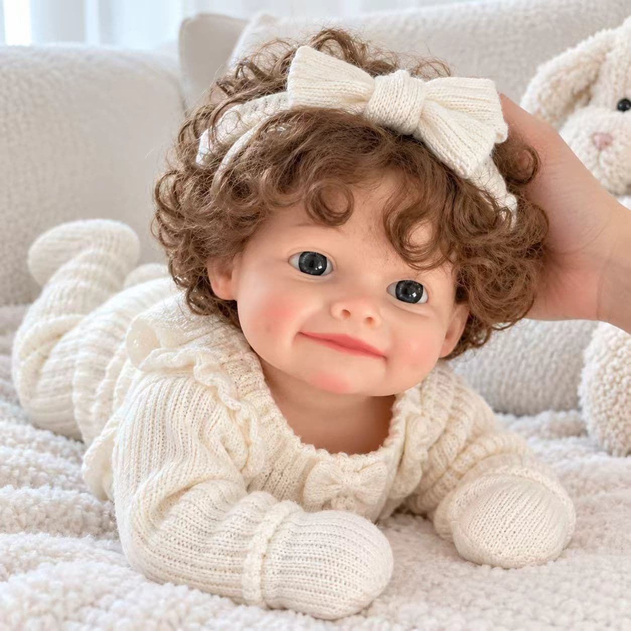 Model 012 – 18-Inch Platinum Silicone Reborn Baby Doll, image 2