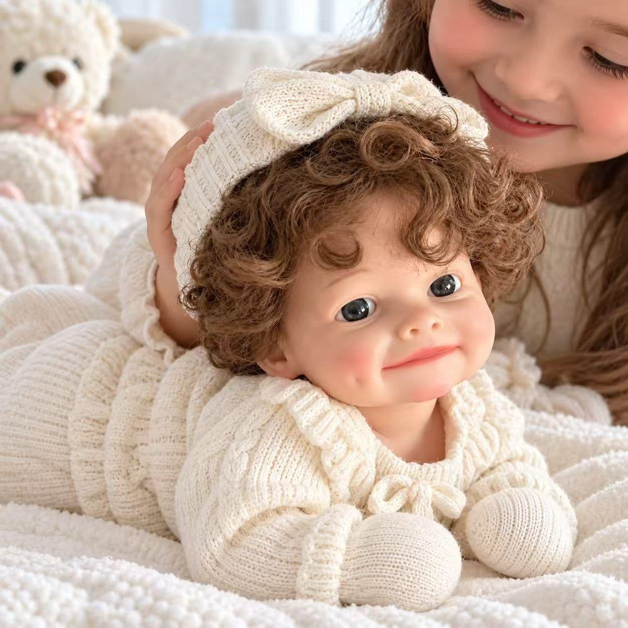 Model 012 – 18-Inch Platinum Silicone Reborn Baby Doll, image 3