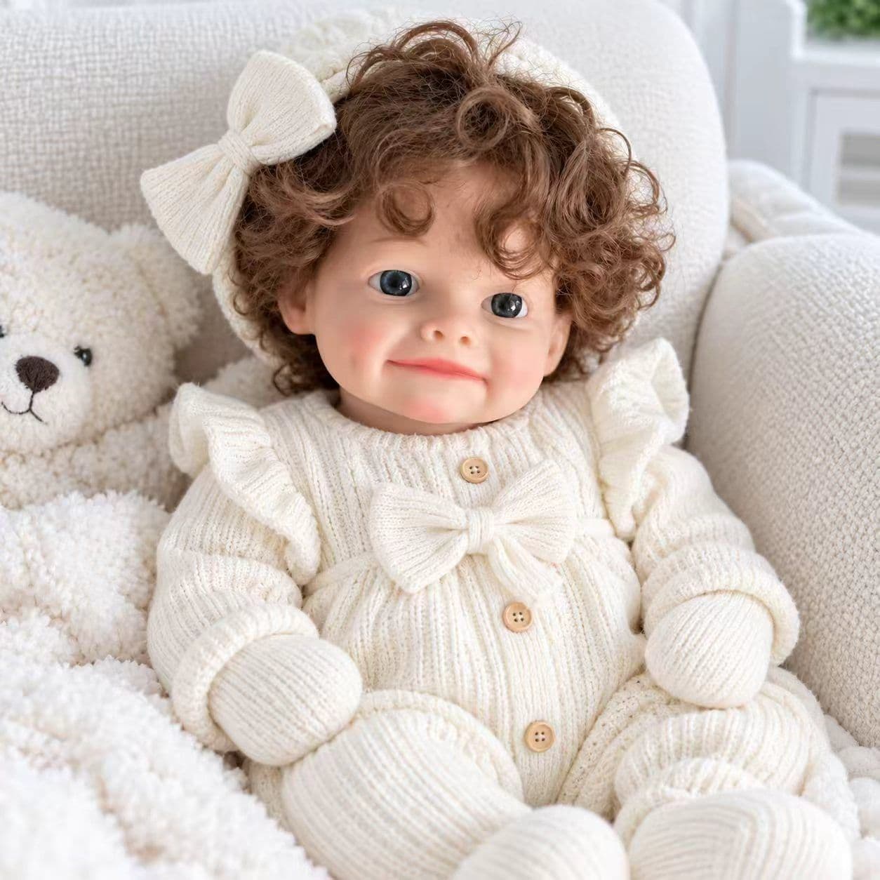 Model 012 – 18-Inch Platinum Silicone Reborn Baby Doll, image 6
